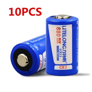 10pcs/veliko Visoko kakovostnih 3V 880mAh CR2 baterija akumulatorska litijeva baterija 3V baterijo fotoaparata