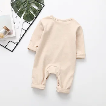 2020 Malčke Baby igralne obleke z Dolgimi Rokavi Jumpsuit Novorojenčka Oblačil za Pomlad Jesen Pižamo Cute lev tiskanja Baby Girl Boy Oblačila