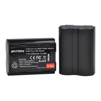 Batmax NP-W235 NP W235 Baterija+Nova LED USB Dvojni Polnilec za Fujifilm Fuji X-T4, XT4 fotoaparat