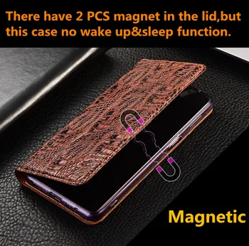 Luksuzni Poslovni Slog Pravega Usnja Magnetni Flip Primeru Za NASPROTNEGA Realme Ace2 Primeru Telefon Za NASPROTNEGA Realme C3 Telefon Vrečko Kubura