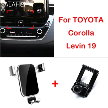 Mobilni Telefon, Držalo Za Toyota Levin Corolla 2019 Zraka Vent Vesa GPS Telefon Imetnik Posnetek Stati v Avto Za Iphone Xiaomi
