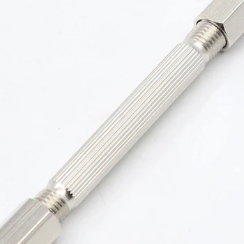 Visoka Kakovost Mini Micro Aluminija Ročne Svedre Z brez ključa Chuck +10pc Twist Drill Bit Lesnoobdelovalnih Vrtanje Rotacijski Orodja