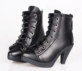 1/3 1/4 žensk dekle SD AOD DOD BJD MSD Dollfie Sintetičnih črni Čevlji z visoko peto čevlje YG366