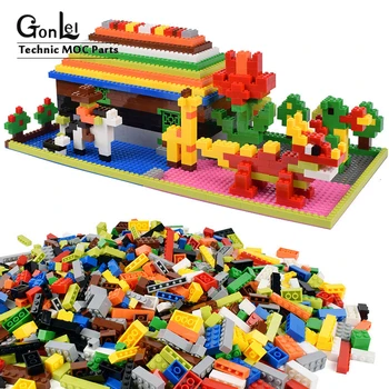 100 kozarcev/Veliko MOC gradniki 9 velikost 15 barve Igrače za Otroke, ki so Združljive z legois ploščo opeke DIY Igrače za Otroke Darila