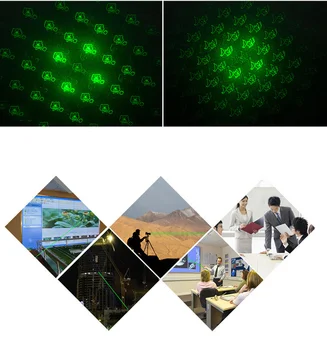 10000m 532nm Zeleni Laser Pogled Visoko Zmogljiv Nastavljiv Fokus Lazer z Lasersko 303 Kazalec+Polnilec+18650 Baterijo Osem Vzorcev