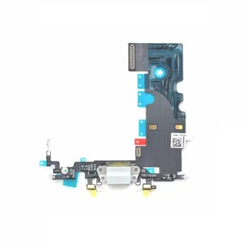 10Pcs/veliko Belo/Črne Barve Polnjenje Vrata Dock Priključek Flex Kabel za Apple iPhone 8