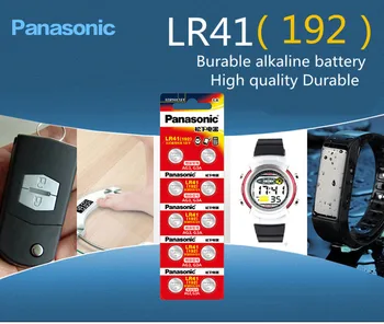 200pcs LR41 Gumb Celic Baterije Panasonic Prvotne SR41 AG3 G3A L736 192 392A Zn/MnO2 1,5 V Litijevo Baterije