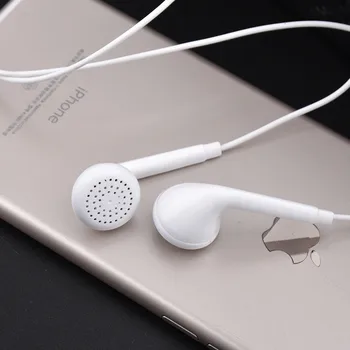 2020 3.5 Žične slušalke Z Mikrofon Nadzor Glasnosti nepremočljiva Glasbe, Iger na srečo V uho Šport Slušalke off white Čepkov