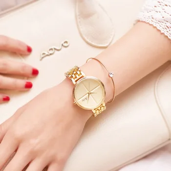 2020 Luksuzni Ženske Zlitine Priložnostne Watch Luksuzni Analogna Quartz Kristal, Ročno Uro Modno Žensko Ročno Uro Zlata Ura Reloj Mujer