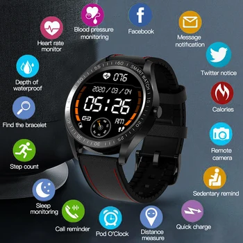 2020 NOVO F13 Celoten Zaslon na Dotik Moških Jekla Smart Watch Šport Srčnega utripa, števec korakov Fitnes Tracker ip68 Vodotesen Smartwatch