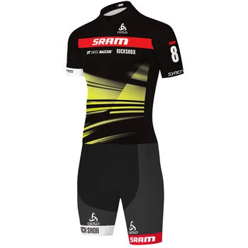 2020 Scottes-Rc TEAM triatlon obleko moških Kratek Sleeve Kolesarjenje Jersey Quick Dry Kolo MTB Kolo triatlon skinsuit telo obleke