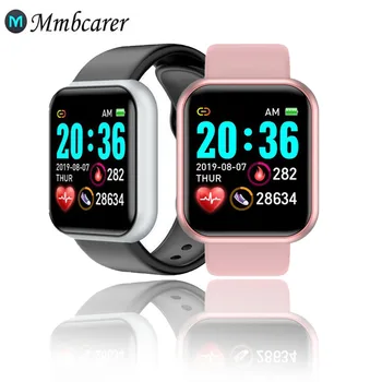 2020 Y68 Bluetooth Smart Ure Moški Ženske Fitnes Tracker Zapestnica Krvnega Tlaka, Srčnega Utripa Nepremočljiva D20 Watch