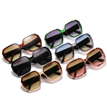 2021 Luksuzne Blagovne Znamke Oblikovalec Sončna Očala Ženske Ženske Kvadratni Okvir, Barvite Sončne Očala Očala Oculos De Sol Gafas