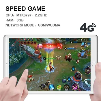 2021 Nove WiFi android tableta 10 Inch Deset Jedro Omrežju 4G Android 8.1 Buletooth Klic, Telefon, Tablični računalnik Darila(RAM 6 G+ROM 128G)
