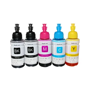 4 Barve za Barvanje Temelji ponovno Polnjenje Ink Komplet za Epson L100 L110 L120 L132 L210 L222 L300 L312 L355 L350 L362 L366 L550 L555 L566 tiskalnik