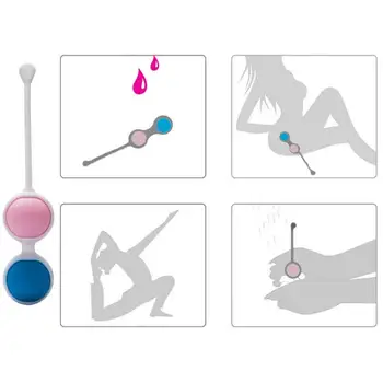 4pcs Smart Keglove Žogo Ben Wa Kroglice Vagina Zaostritev Mišice Izvajanje Usposabljanja Jajca Sex Igrača Set za Ženske Gejša Skrči