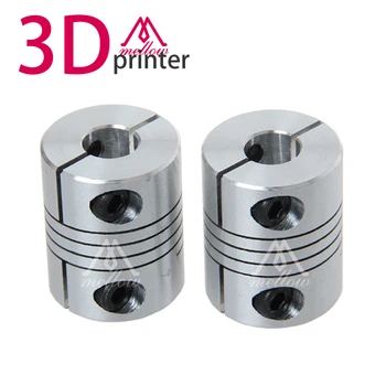 4Pcs/veliko Reprap Z Osi gibljivo gredjo / Spojke, 5 mm za 8 mm za Reprap Hi3D tiskalnik, Mendel, , CNC