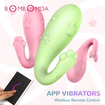 8 Frekvenčni Vibrator Za Ženske APLIKACIJO Bluetooth Brezžični Daljinski upravljalnik G-spotStimulate Masaža za Odrasle Zabava za Odrasle Sex Igrače za Ženske