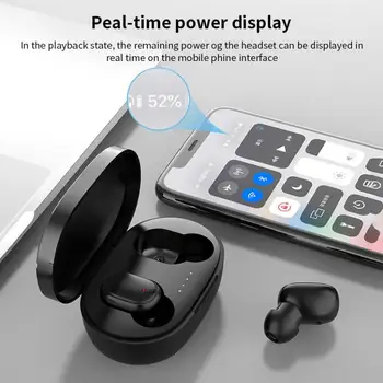 A6S Pro TWS Bluetooth Brezžične Slušalke Hi-fi Kakovosti Zvoka, 6D Stereo Slušalke šumov Gaming Slušalke SiRi Glas