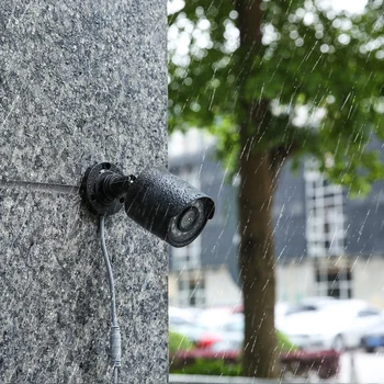 ANNKE 4PCS 1080P nadzorne Kamere 2MP IP66 Nepremočljiva Notranja Zunanja CCTV Kamere Komplet 30 m Night Vision s Pametnimi IR Kamera