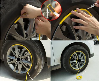 Avto material pnevmatike varstvo obroč odbijača kolo dekoracijo nalepke za vozila Renault Egeus 20 Megane Kadjar EZ-GO Captur Arkana Zoe
