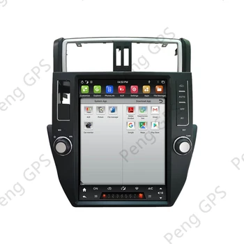Avtomobilski Stereo sistem Za Toyota Prado 2010-2013 Carplay Večpredstavnostna glavna enota Radio, Bluetooth, WIFI, GPS Navigacija PX6 DVD Predvajalnik Ogledalo Povezavo