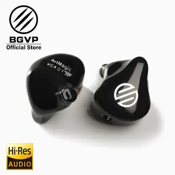 BGVP VG4 HI-fi Slušalke ArtMagic 4 Uravnoteženo Armatures Prilagodljiv V Uho Glasba Spremlja MMCX Vmesnik HI-fi Kabel Čepkov
