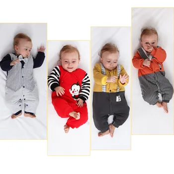 BibiCola pozimi baby fantje romper moda bombaž dolg rokav smučarski kombinezon s kapuco toddle bebe jumpsuit novorojenega dojenčka romper oblačila