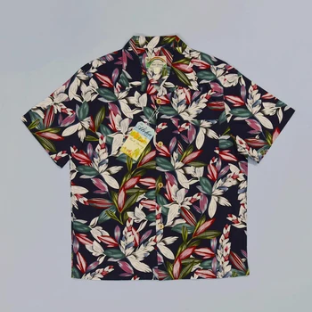BOB DONG Cvetlični Havajske Srajce, Lahek, Kratek Rokav Aloha Moške Stranke Tabor Majice
