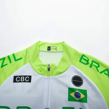 Brazilski reprezentanci 2020 Moški Kolesarski Dres Komplet Kolesarjenje Oblačila Ropa Ciclismo Dres Pro Kolo Nositi Oblačila Kolo 20 D Gel