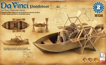 Brezplačna dostava Akademija 18130 Leonardo Di Serpiero Da Vinci Stroji Serije:Paddleboat Plastični Model komplet