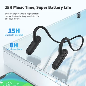 DACOM Airwings Brezžične MP3 Slušalke Športne 8GB MP3-Predvajalnik IPX7 Bluetooth Slušalke za Xiaomi Huawei Fone De Ouvido za OPPO