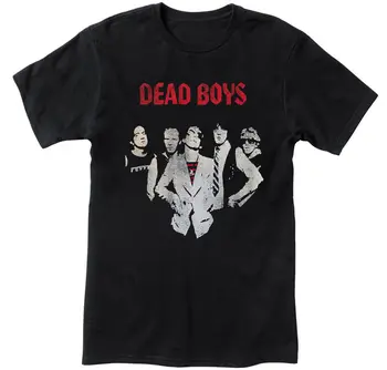Dead Boys Mens Black Punk Rock T shirt NOVO S-3XL Rokavi Fant Bombaž Moški T-Shirt vrh tee Kratek Rokav Kul Priložnostne