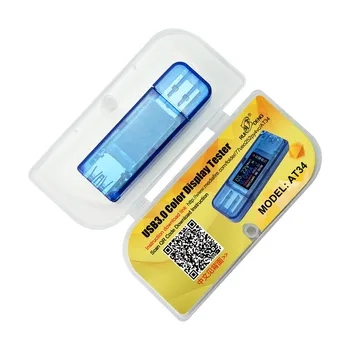 Digitalni USB Tester QC 3.0 Barvni LCD-Voltmeter ampermeter 3.7~30v napetost tekoči meter multimeter baterija polnjenje moči banke