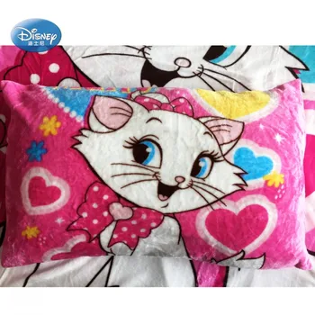 Disney Flanela Pillowcases 1piece Risanka Marie Blazino Pokrov Okrasni PillowsCase 48x74cm