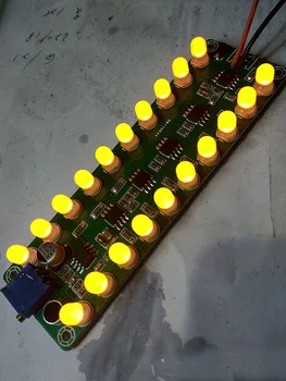 DYKB Glasovni nadzor Avdio VU Meter LED indikator nivoja ritem Analyzer Ojačevalnik spektra flash melodijo svetlobe DC 5V -12V