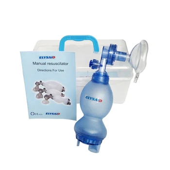 ELYSAID Medicinski PVC Plastike Preprost za samopomoč Respirator Priročnik Srce Resuscitator Blazin Plezanja na Prostem Prve Pomoči, Usposabljanje