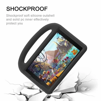 EVA Prenosni Stand Otroci Varno Pene Shockproof Tablet Pokrovček Za Samsung Galaxy Tab A 8.0 2019 SM-T290 SM-T295 T290 T295 Primeru