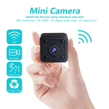 INQMEGA Original WIFI mala mini Kamera kamera 720P video, CMOS-Senzor Night Vision Kamere Mikro Kamere, DVR Gibanja Diktafon