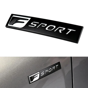 Kovinski Avto Zadaj Prtljažnik Simbol za Lexus F-SPORT Logotip IS250 IS300 GS300 RX RX300 RX350 ES250 LX570 CT200H Značko Nalepke, Dodatki