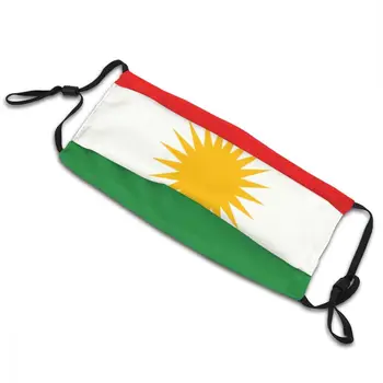 Kurdistanu Zastavo Non-Enkratno Unisex Odraslih Usta Masko Proti Prahu zaščitni Pokrov Respirator Usta-žarilna