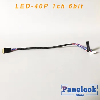 LED-40P 1ch 6bit Univerzalni Gonilnik Odbor Zaslona Kabel LVDS LP101wh1 40Pins