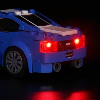 LED Svetloba Nastavite Za LEGO 76871 Hitrost Prvakov Ford Mustang (samo luči komplet vključeni)