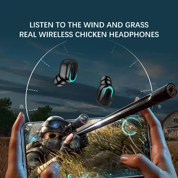 Led Zaslon Bluetooth Slušalke Brezžične Slušalke TWS Stereo Čepkov Nepremočljiva šumov Slušalke Z MicBluetooth 5.0