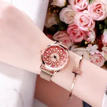Luksuzni Gledam Ženske Obleke Zapestnico Watch 2019 Rose Zlata Iz Nerjavečega Jekla Quartz Ročno Uro Klasični Gospe Priložnostne Watch Ure