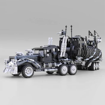 Mad Max Film Spremenjen tovornjak Tehnika Serije Vojne Ploščad lahko Zbirko Model gradniki Kompleti Komplet Opeke Zbiranja Igrač darilo