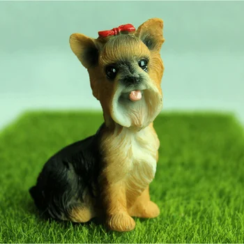 Mini Schnauzer Pes Miniaturni Pravljice Figurice Krajine Bonsaj Figurice Mini Vrt Dom Igrače Darila Pravljice Vrt Odlikovanja