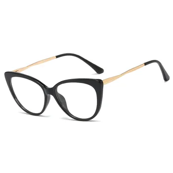 Moda Optična Očala Proti Modra Svetloba Blokiranje Cat Eye Glasses Prožno Vizijo Udobje Računalnik Očal Okvir Unisex Prenosni