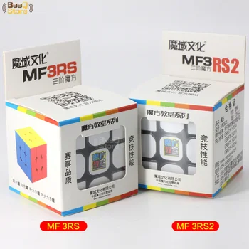 Mofangjiaoshi MF3rs & MF3rs2 Magic Cube 3x3x3 Hitrost Kocka 56mm Puzzle Magico Cubo Black Stickerless Izobraževalne Igrače Otrok MF3RS v2