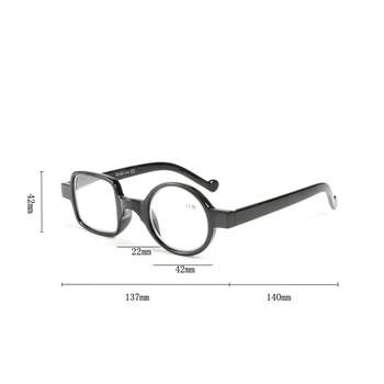 Morda Cvet Nepravilnosti Krog&Kvadratnih Obravnavi Očala Asimetrični Smolo Presbyopia Očala Za Branje Očala Moški Ženske +2+3.5+4